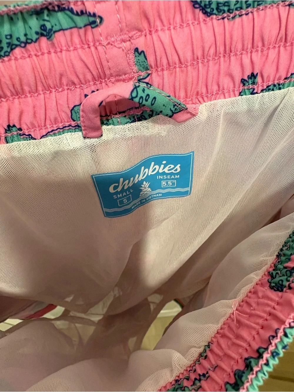 chubbies lightweight size owned
